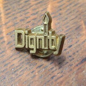 Dignity Candle Vintage Lapel Pin